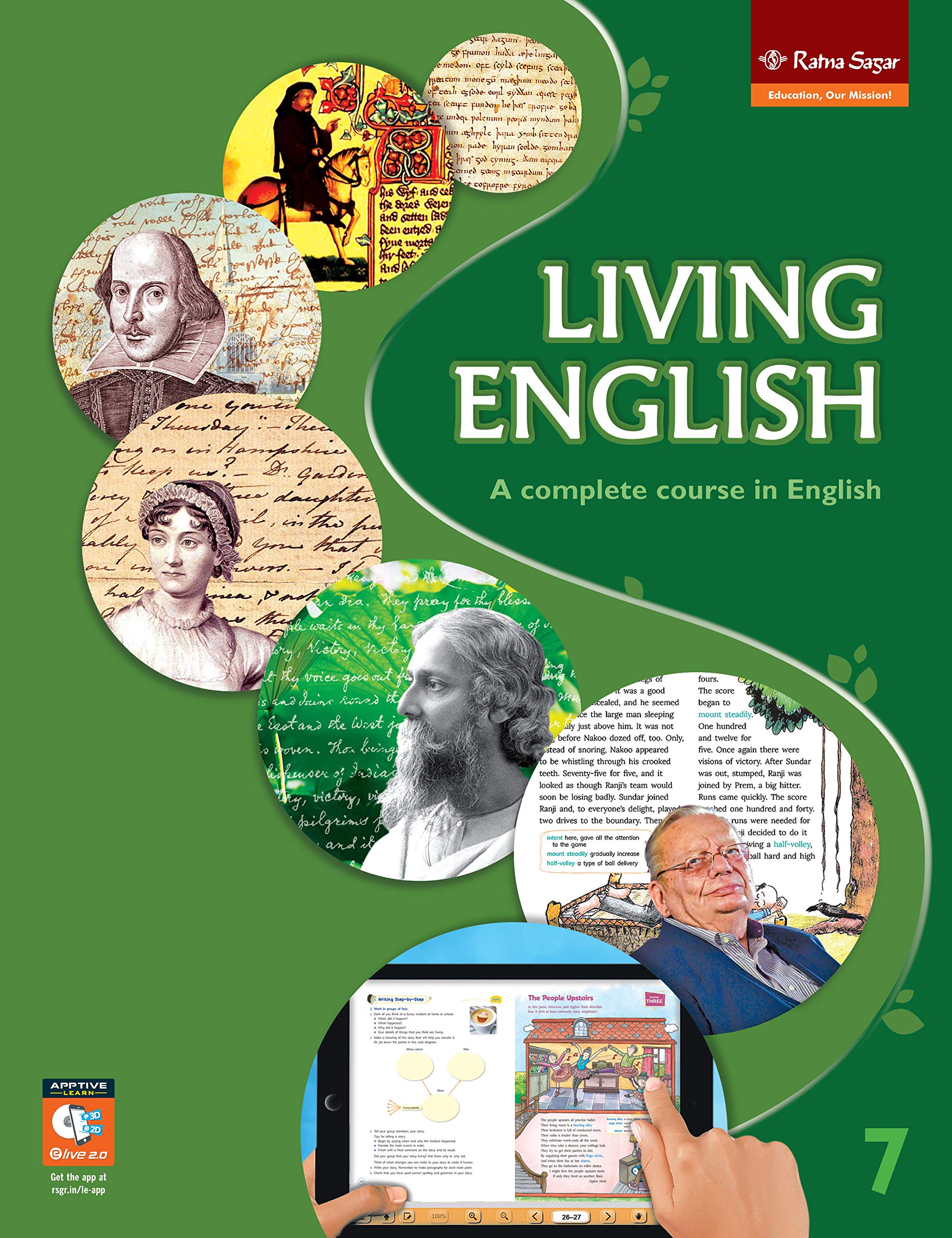 Living English 7 Mcb : Sehgal Nina, Raman Uma: Amazon.in: Books