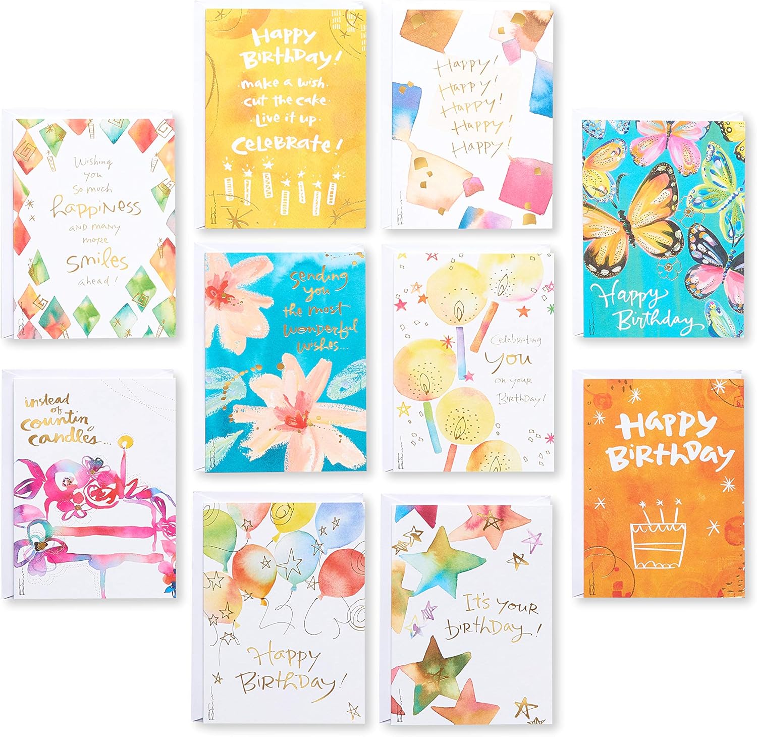 American Greetings All Occasion Card Bundle, Kathy Davis Designs (40-Count) : Office Products