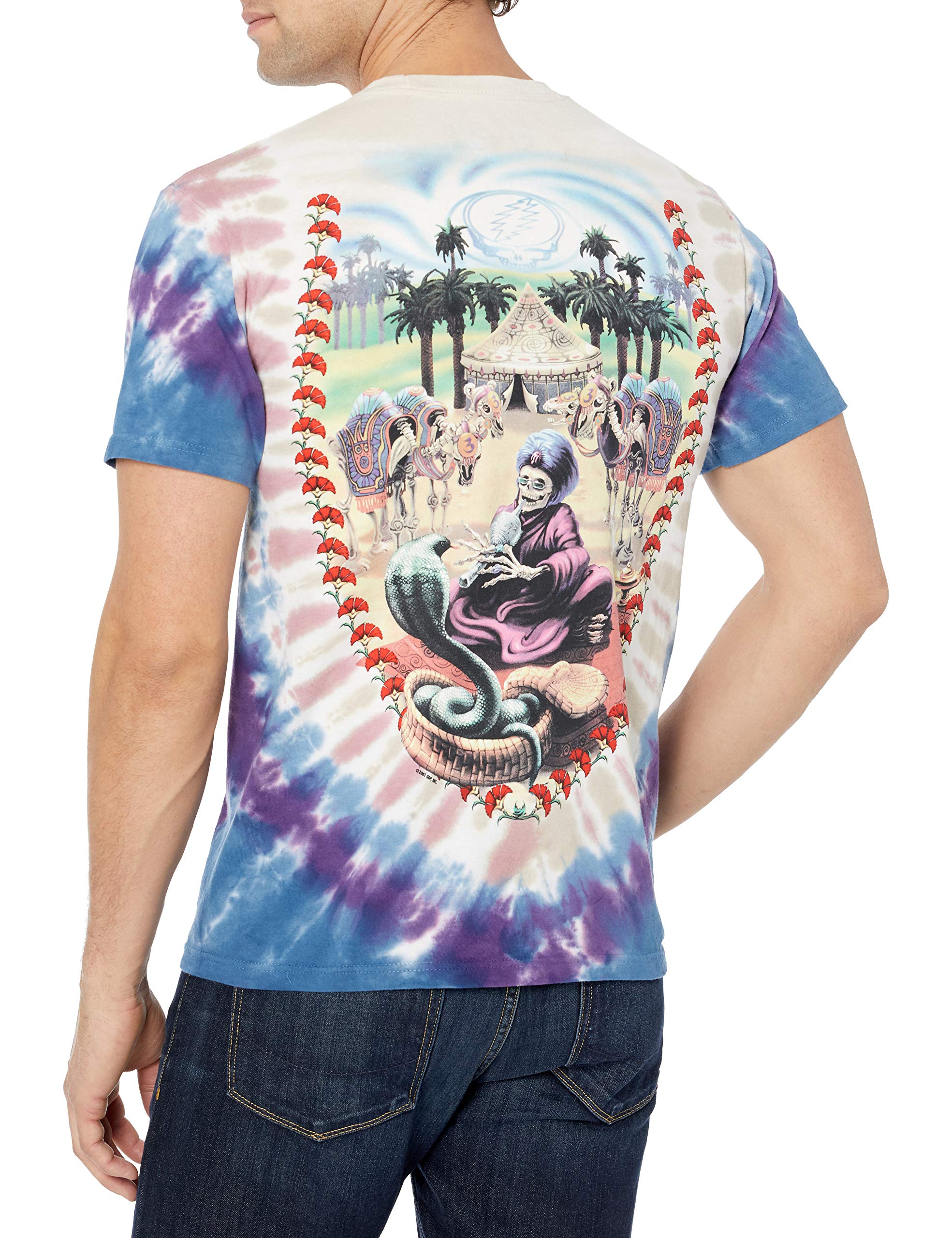 Liquid Blue Grateful Dead-Carpet Ride - Camiseta para hombre - Multi - Small