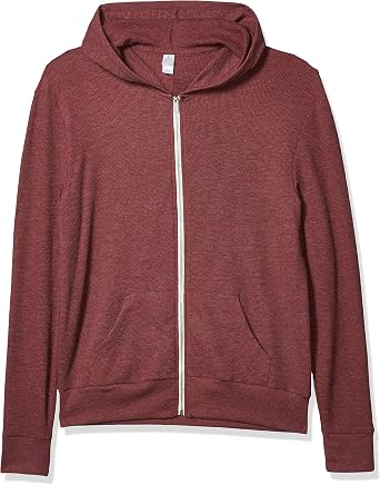 Amazon.com: Alternative Sudadera básica con capucha y cremallera térmica  para hombre, Granate clásico, 2x : Ropa, Zapatos y Joyería