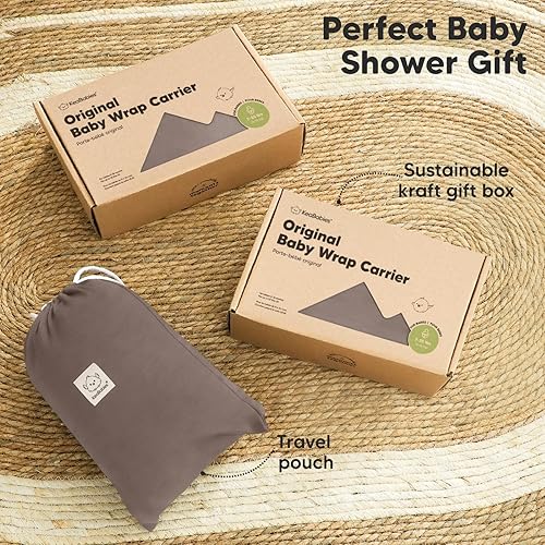 Miniatura 65 de KeaBabies Portabebés - Portabebés todo en 1 original para recién nacidos a niños pequeños, fácil de llevar, pegado manos libres, ligero, Laberinto