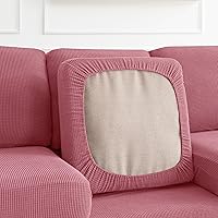 Vista 437 de CHUN YI - Funda elástica para sofá (7 piezas), funda para sofá de 3 plazas con tres respaldos y cojines separados con banda elástica, tela jacquard