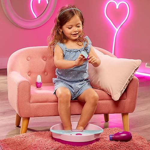 Miniatura 2 de Little Tikes Juego de spa Play & Pamper con 17 accesorios, juego de belleza para juegos de simulación, para niños pequeños a partir de 2 años