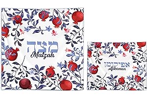 Zion Judaica: Exquisite Passover Afikoman Cover for Sacred Seder Rituals
