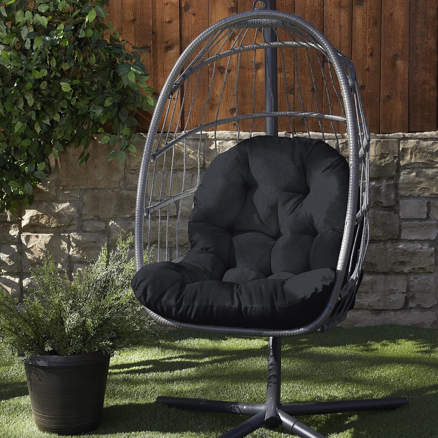 Mozaic Home Atlantis 44 in x 27 in x 4 in Egg Chair Cushion