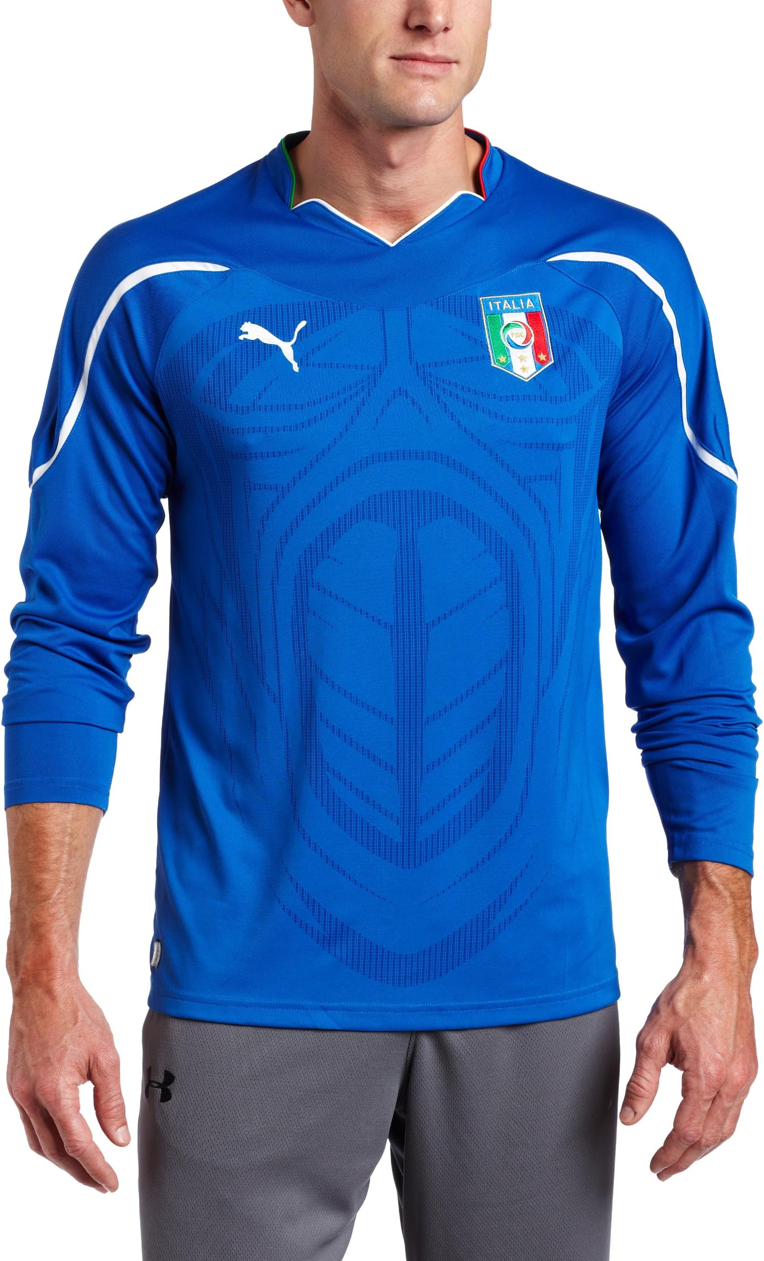 Italy Home Long Sleeve Soccer Shirt Replica