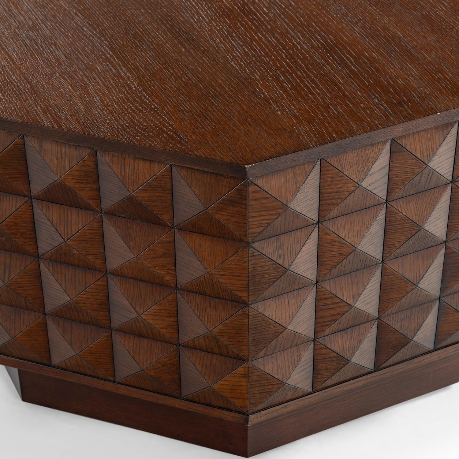SAFAVIEH Couture Collection - Patty Walnut Octagon Coffee Table, Modern Fully Assembled Accent Cocktail Table (SFV7253B)