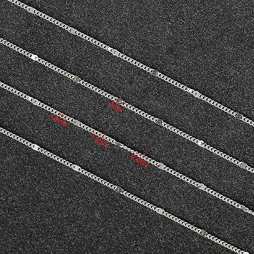 Miniatura 10 de UMAOKANG Cadenas de joyería de acero inoxidable chapadas en oro de 32.8 ft a granel, cadena cubana de lentejuelas pequeñas con anillos de salto y