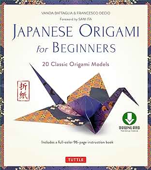 Japanese Origami for Beginners Kit Ebook: 20 Classic Origami