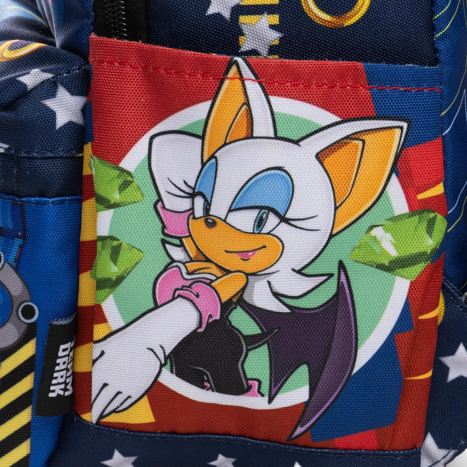 Sega Sonic Shadow Team Dark 13" Deluxe Nylon Mini Backpack - Image 8