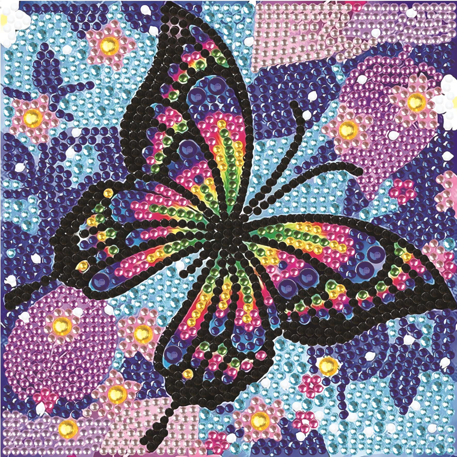 RLXMARTD 4 Pack 5D Cartoon Diamond Painting Kits for Kids Animal Diamond Mosaic Art Kits,15X15CM Full Drill Gem Painting for Boys,Girls - Image 4