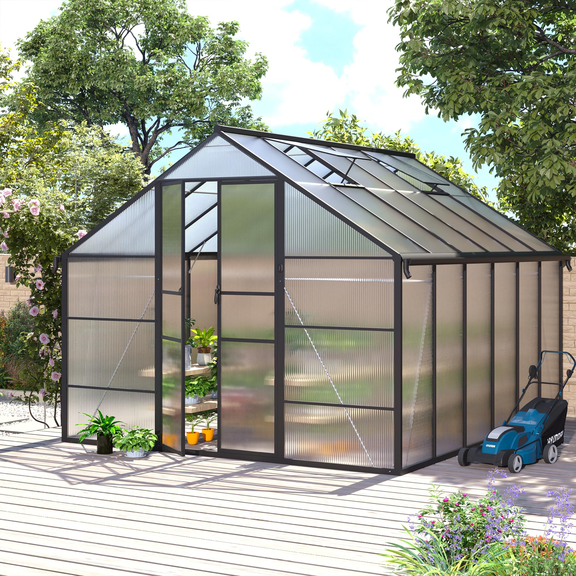 Esimote 10x12 FT Greenhouse