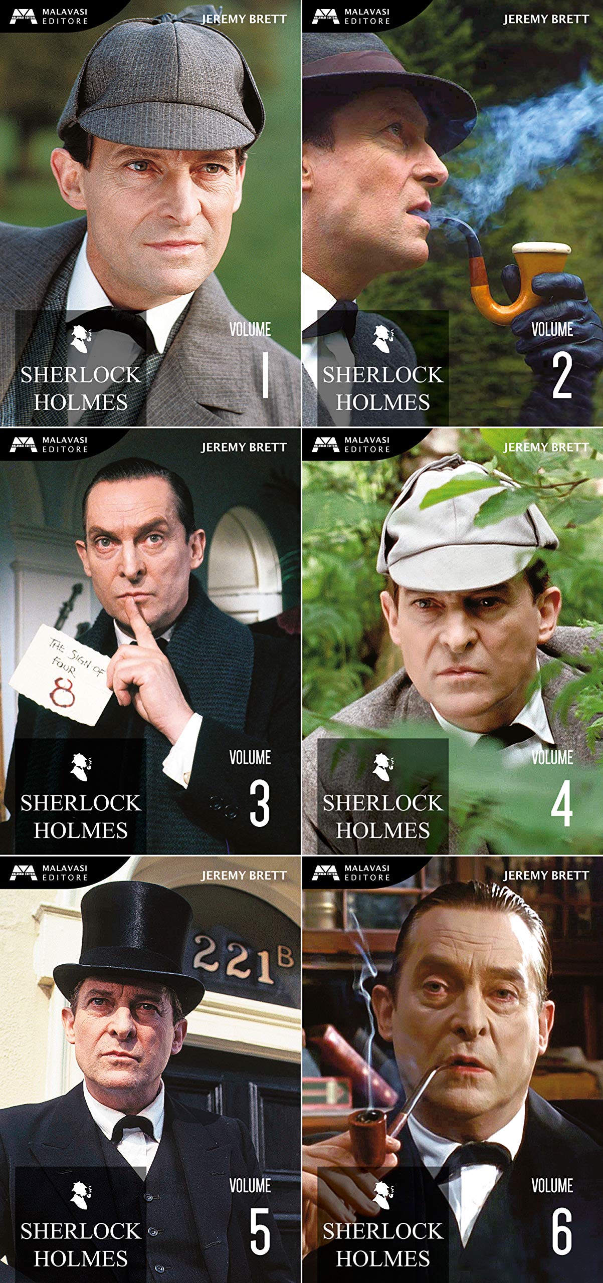 Sherlock Holmes - Volume 1/2/3/4/5/6 - Jeremy Brett [Edizione Restaurata 2K]
