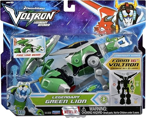 Miniatura 5 de Figura de acción del León Rojo de Voltron, Verde