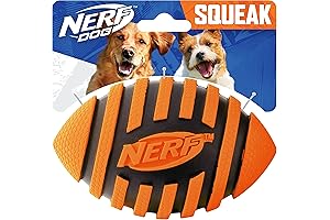 Nerf Dog Rubber Football for Dogs - Great for Medium to Large Breeds
