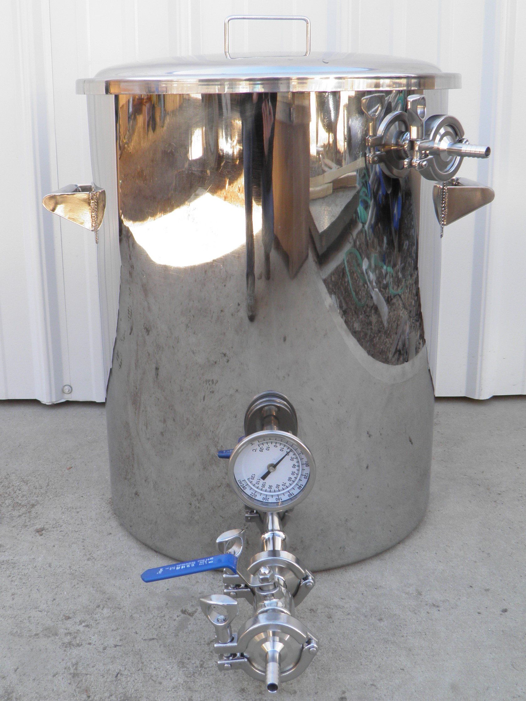 15 Gallon Mash Tun with Side Outlet