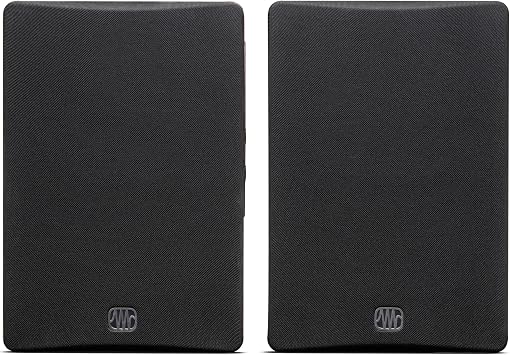 PreSonus Eris Accent - Aktif Kitaplık Hoparlör (Çift) – 4 inç Woofer, 1 inç İpek Kubbe Tweeter, 60W Class D, TRS/RCA/Aux Girişli, Uzaktan Kumandalı Ahşap Masaüstü Stereo Hoparlör Seti