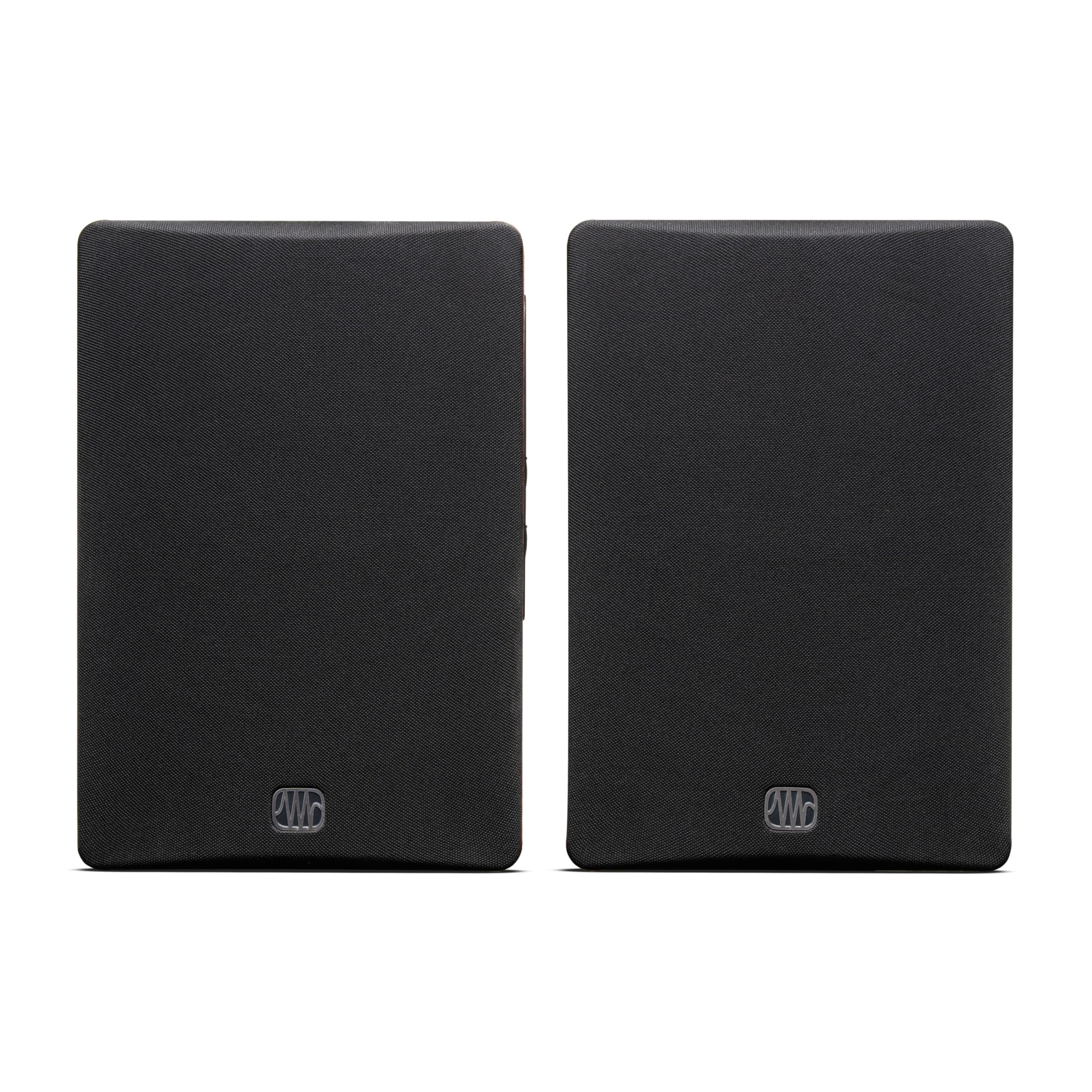 Enceintes bibliothèque actives sans fil PreSonus Eris Accent BT — Enceintes bibliothèque multimédia Bluetooth pour PC, jeux, ordinateur, TV, paire d'enceintes (bois)