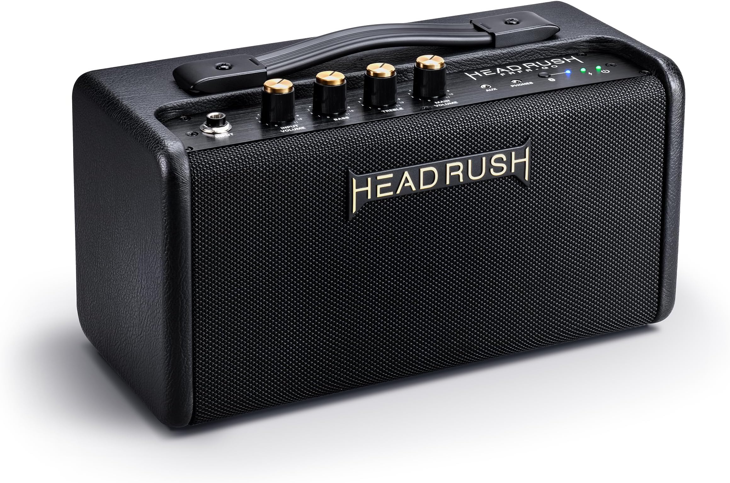 FRFR-GO - 30W Electric and Bass Guitar Amplifier with Dual 3" Speakers, Bluetooth and Rechargeable Battery, for Multi-FX/Amp Modeling Pedals
