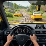 Uphill Offroad Taxi Driving Game
