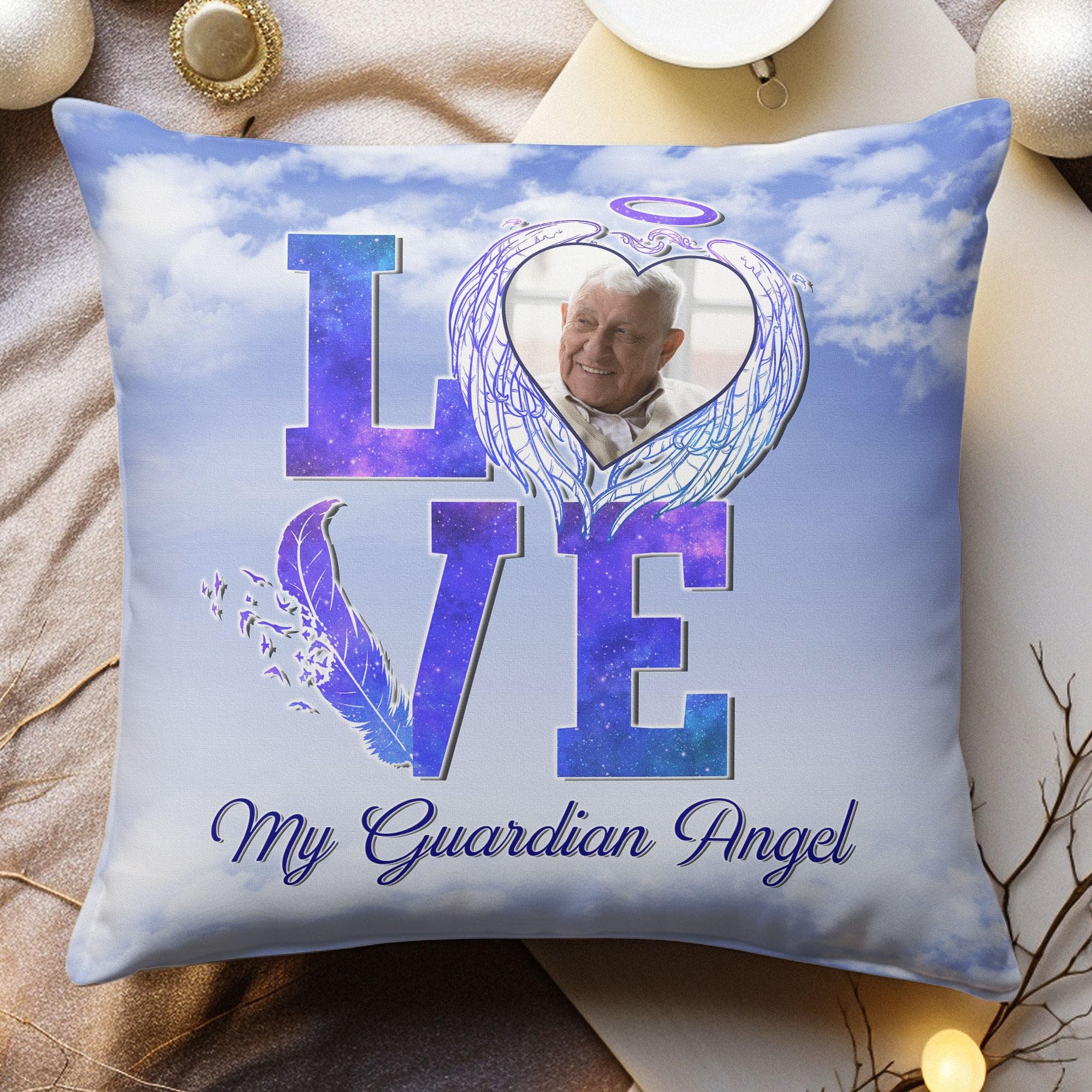 Amazon.com: My Guardian Angel - Personalized Photo Pillow (Insert