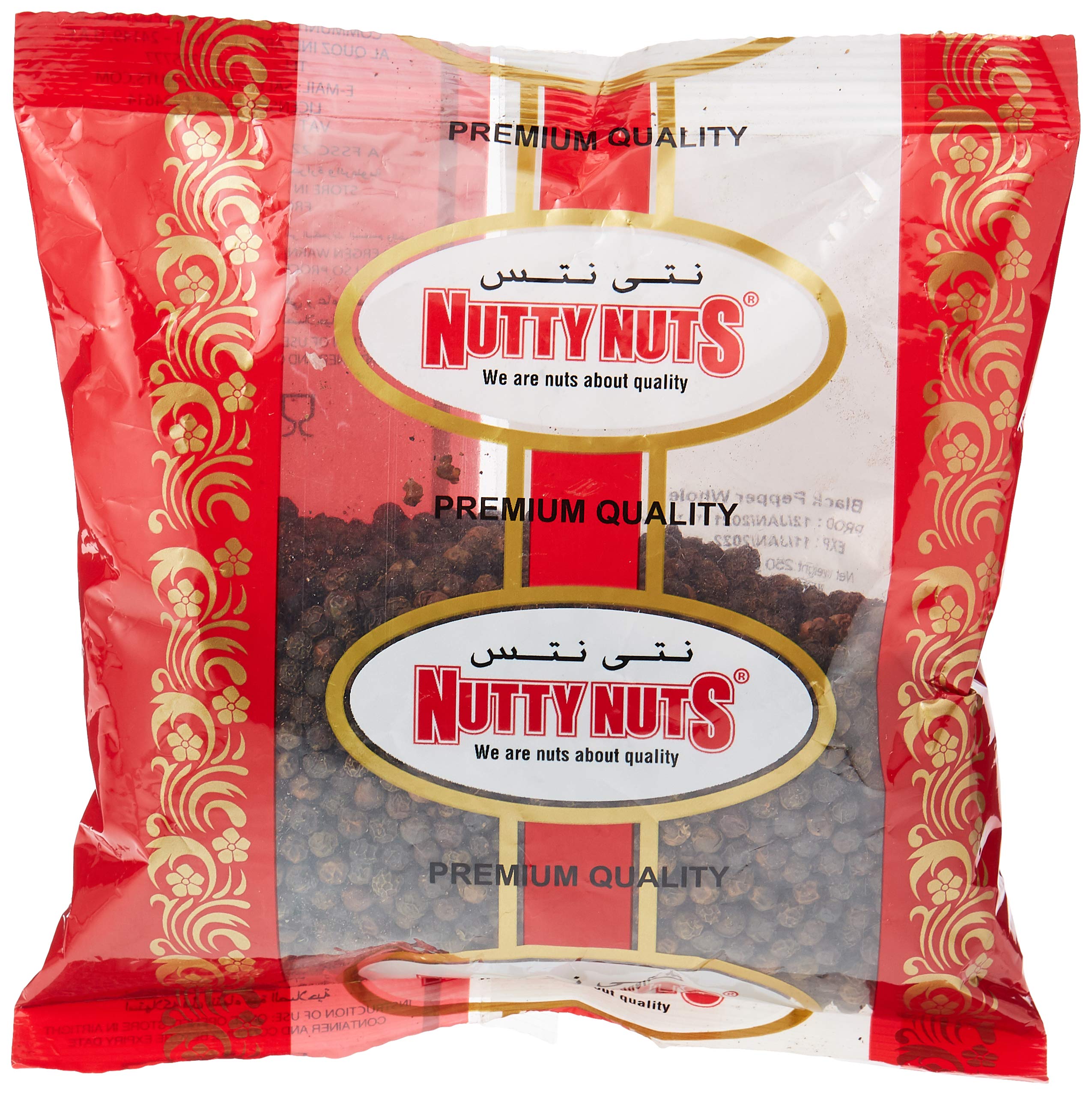 Nutty Nuts Black Pepper Whole 250g