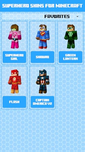 Superhero Skins for Minecraft PE