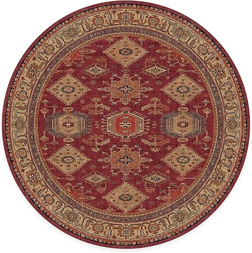 Miniatura 9 de Ruggable Cambria - Alfombra lavable  Alfombra vintage perfecta para sala de estar, dormitorio, cocina, apta para mascotas y niños, no tóxica,