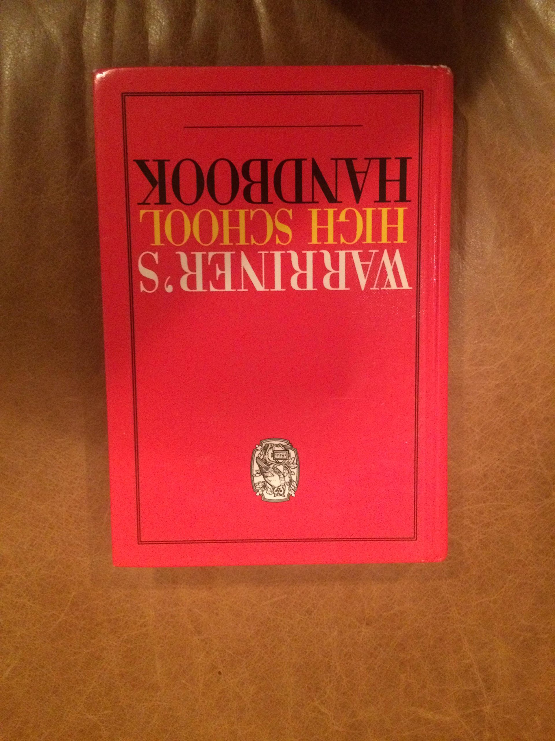 Warriner's High School Handbook