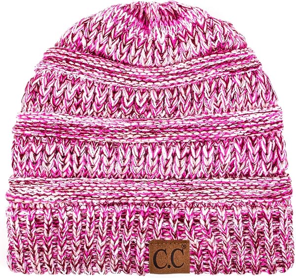 Warm Chunky Soft Stretch Cable Knit Beanie Skully - 4