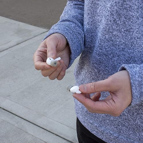 Miniatura 6 de COMPLY SoftCONNECT - Puntas de repuesto de espuma suave para Apple AirPods (Gen. 1 y 2), auriculares Apple y auriculares similares (grandes, 2 pares)