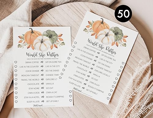 Miniatura 3 de All Ewired Up 50 Would She Rather (50 tarjetas) Actividad divertida de juego para baby shower, despedida de soltera, despedida de soltera, niño o