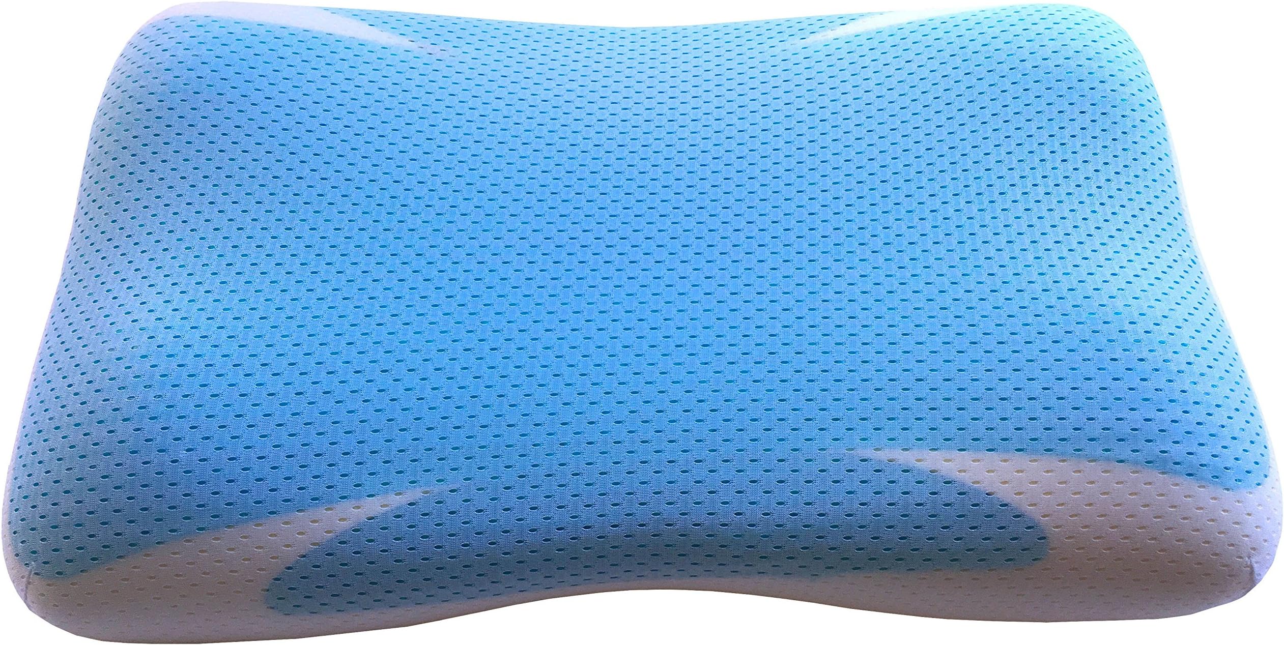 KyraHome Cooling Pillow - Cool Gel Memory Foam Pillow for Sleeping, Neck Pain Relief Pillow- Includes Hypoallergenic, Washable Bamboo Pillow Cover w/Contoured Design, CertiPUR-US Certified