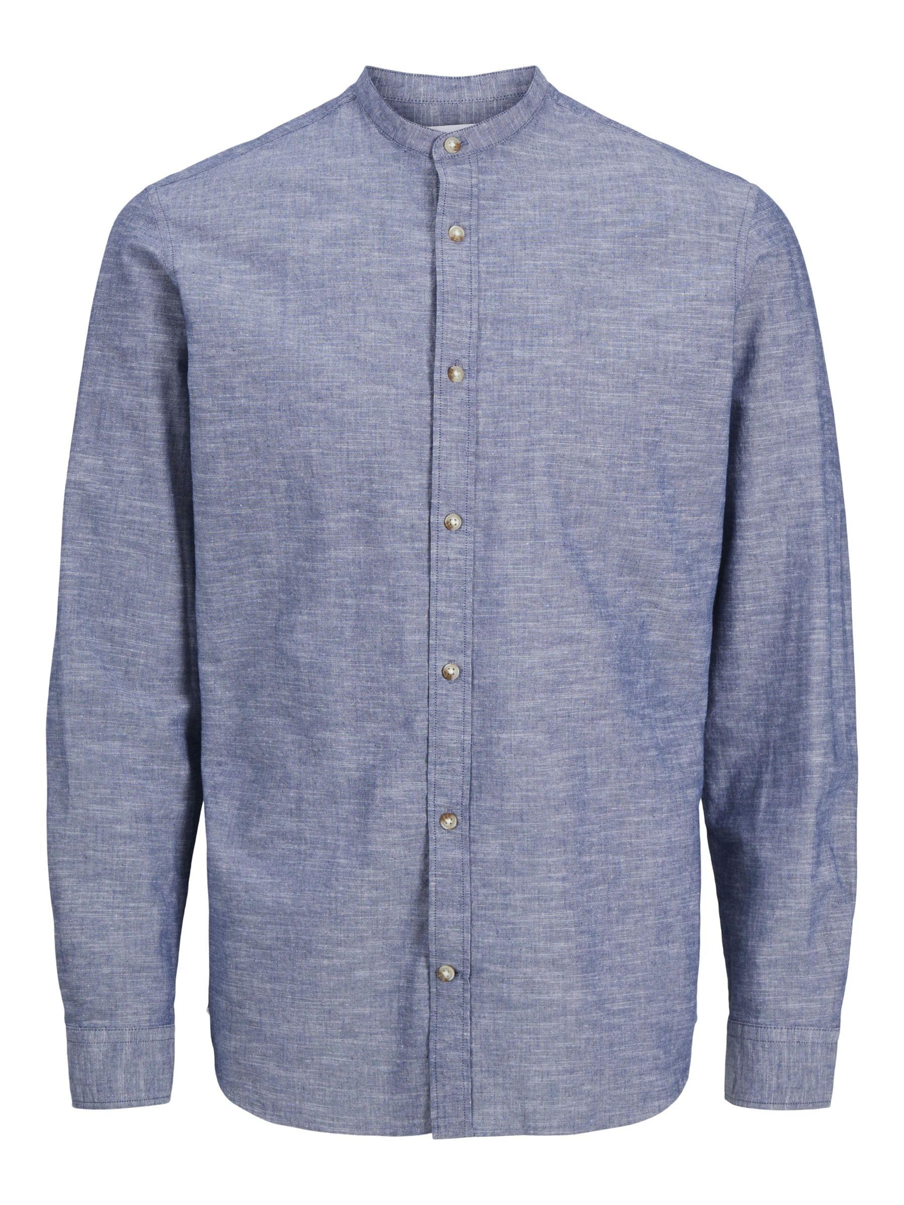 JACK & JONES Jjesummer Band Shirt LS Sn Camisa de Manga Larga Hombre (Pack de 1)