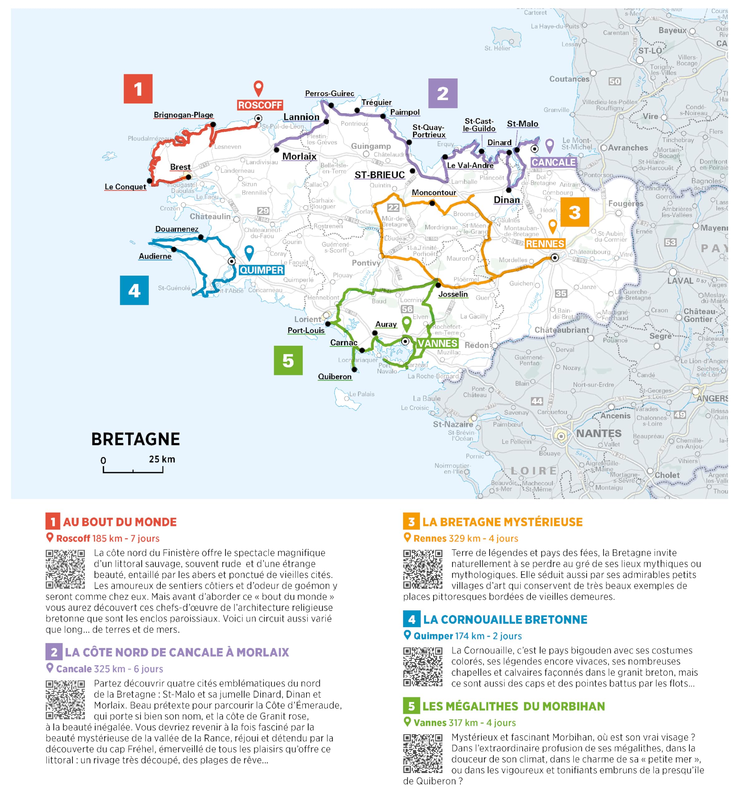 Image secondaire de Carte Michelin Bretagne 2026 - Guide de Voyage Pratique