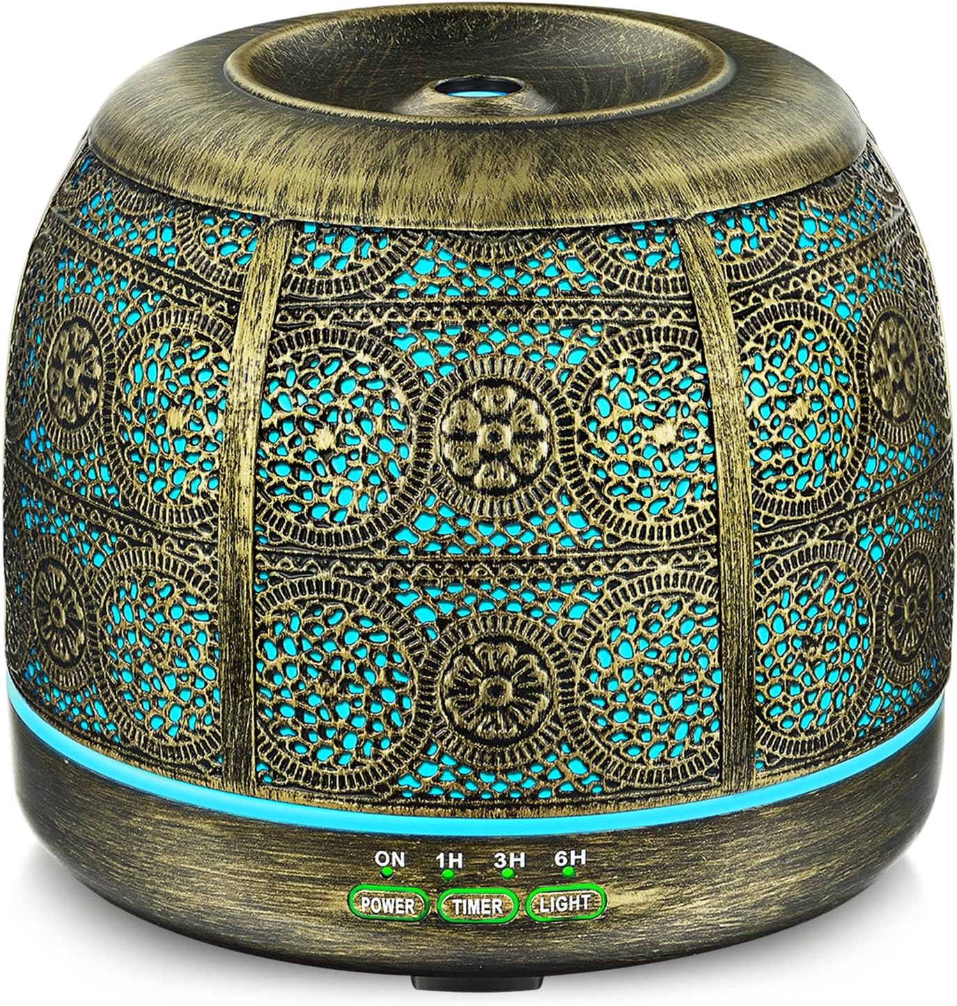 ARVIDSSON 500ml Diffusers for Essential Oils, Metal Essential Oil Diffuser for Large Room, Ultrasonic Aromatherapy Diffuser for Home