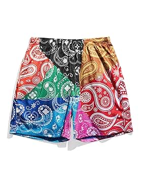 Amazon.com: Chalk Line Paisley Mix Retro Shorts - Large