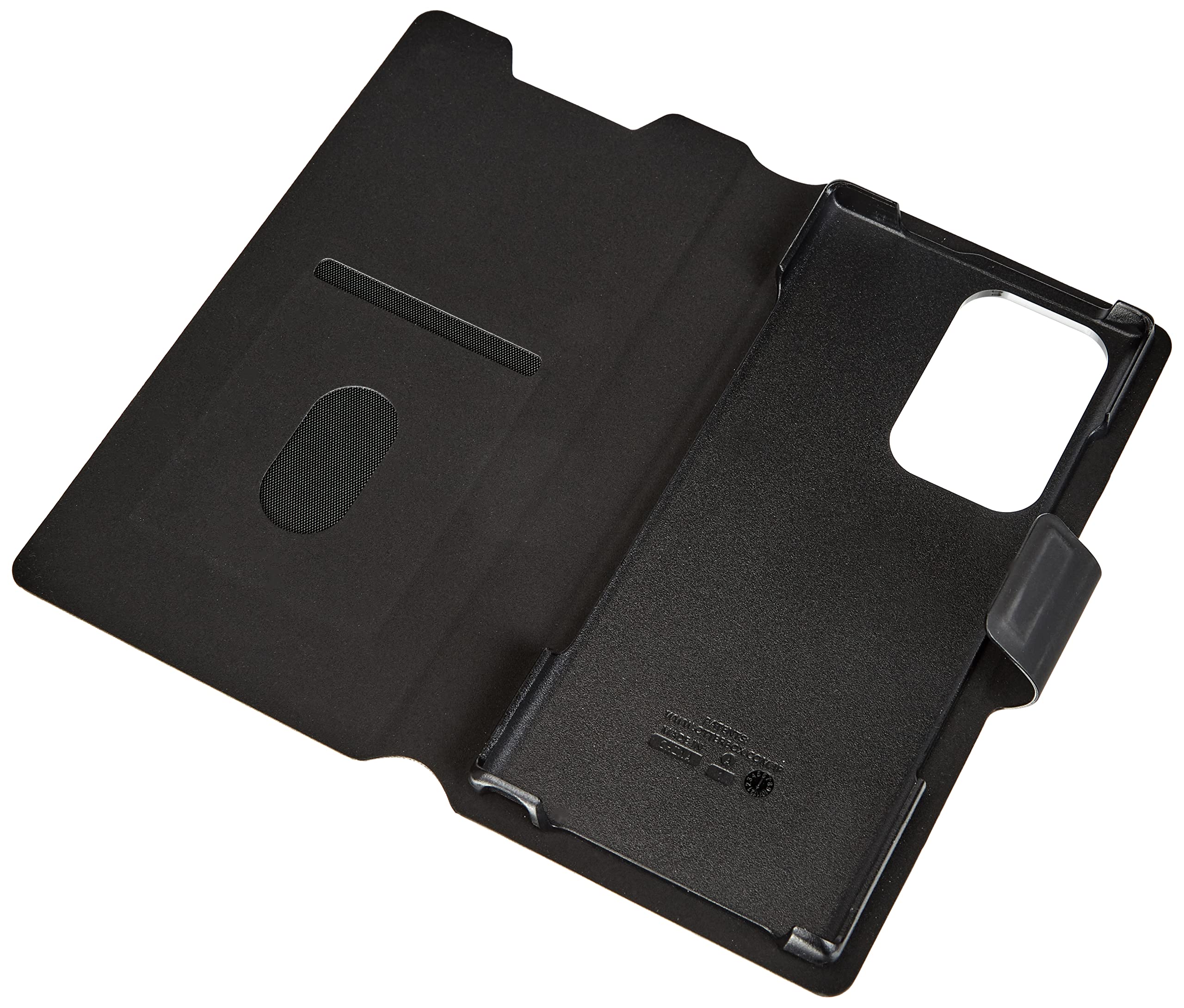 OtterBox Cover per Samsung Galaxy S22 Strada Via, resistente a shock e cadute, folio sottile, morbido al tatto con slot carta di credito, testato 2x vs norme MIL-STD 810G, Nero