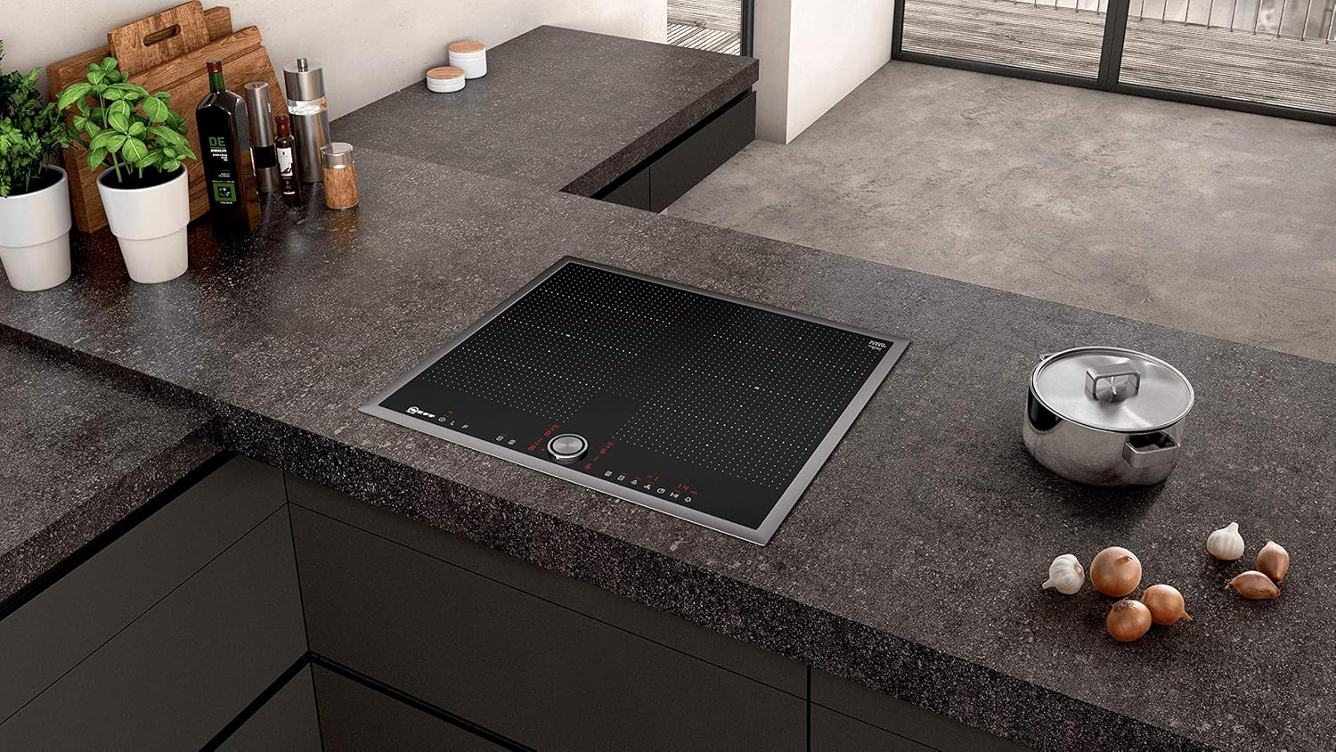 Neff T68BT6QN2 Piano cottura a induzione N70 / 80 cm/Piano cottura autosufficiente/TwistPad/FlexInduction/PowerMove/PowerTransfer/Home Connect/Vetro Ceramic/Telaio in acciaio inox Neff T68BT6QN2 Piano cottura a induzione N70 / 80 cm/Piano cottura autosufficiente/TwistPad/FlexInduction/PowerMove/PowerTransfer/Home Connect/Vetro Ceramic/Telaio in acciaio inox