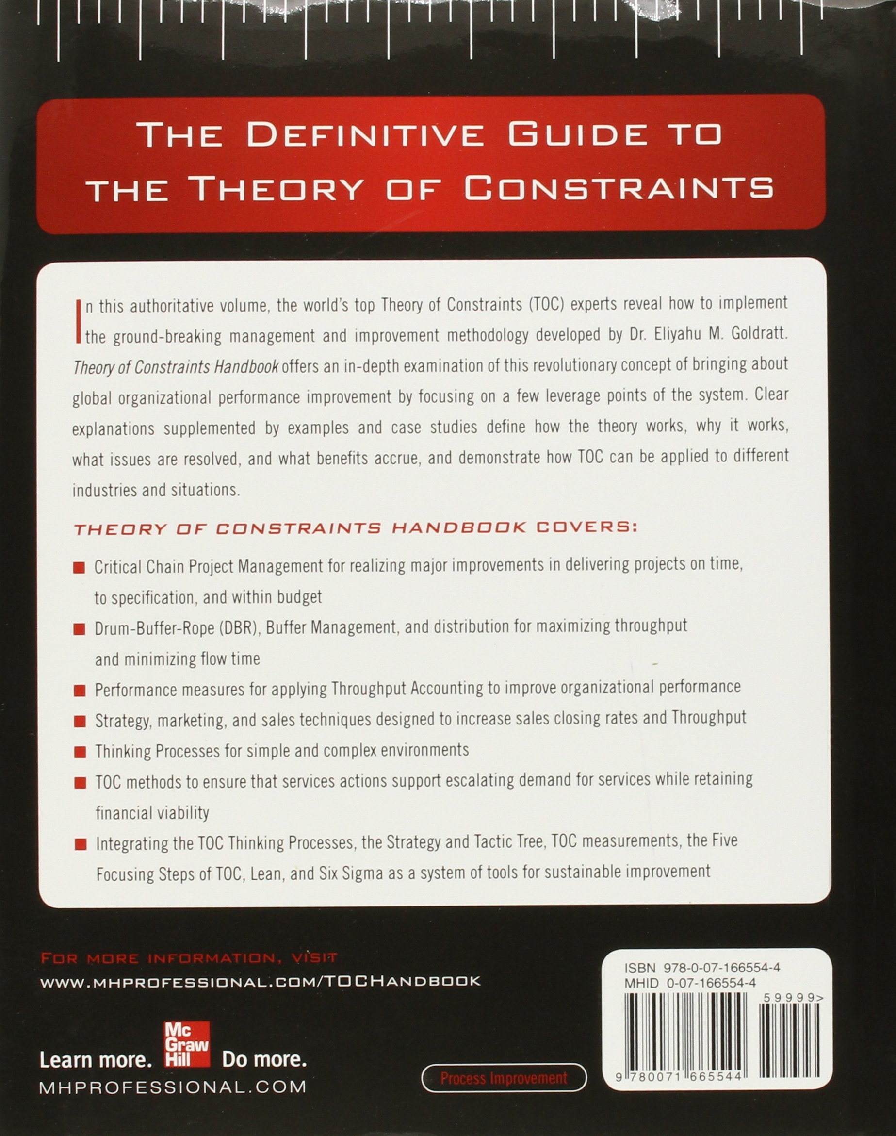 Theory of Constraints Handbook