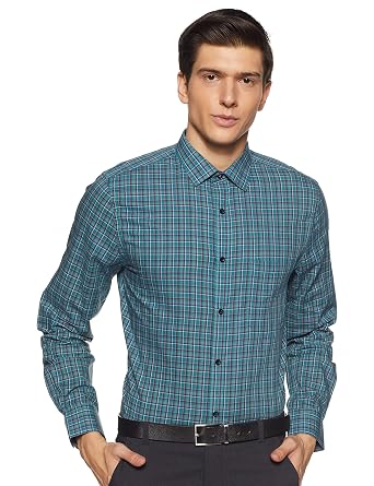 Checkered Slim Fit Formal Shirt 