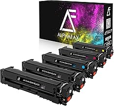 Alphafax 5 Toner Cartridges Compatible with Canon 054 | 054H | i-Sensys LBP621CW | LBP623CDW Series | MF640 Series | MF641CW | MF643CDW | MF645CX 3025C002 | 3026C002 | 3027C002 | 3027C002 028C00002 US