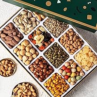Vista 2 de NUTS U.S. - Caja de regalo navideña 12 variedades (bueno, 12 variedades-grande)