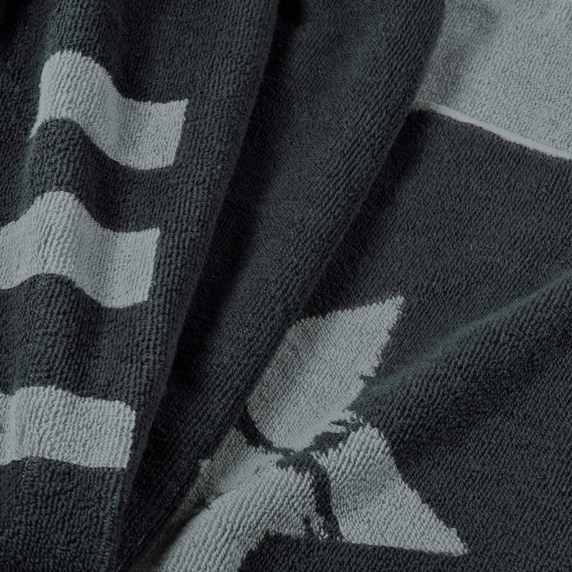 Telo Sauna 80x200 Cm In Cotone - Asciugamano Wellness Lavabile, Grigio, Certificato Oeko-Tex - Foto 10