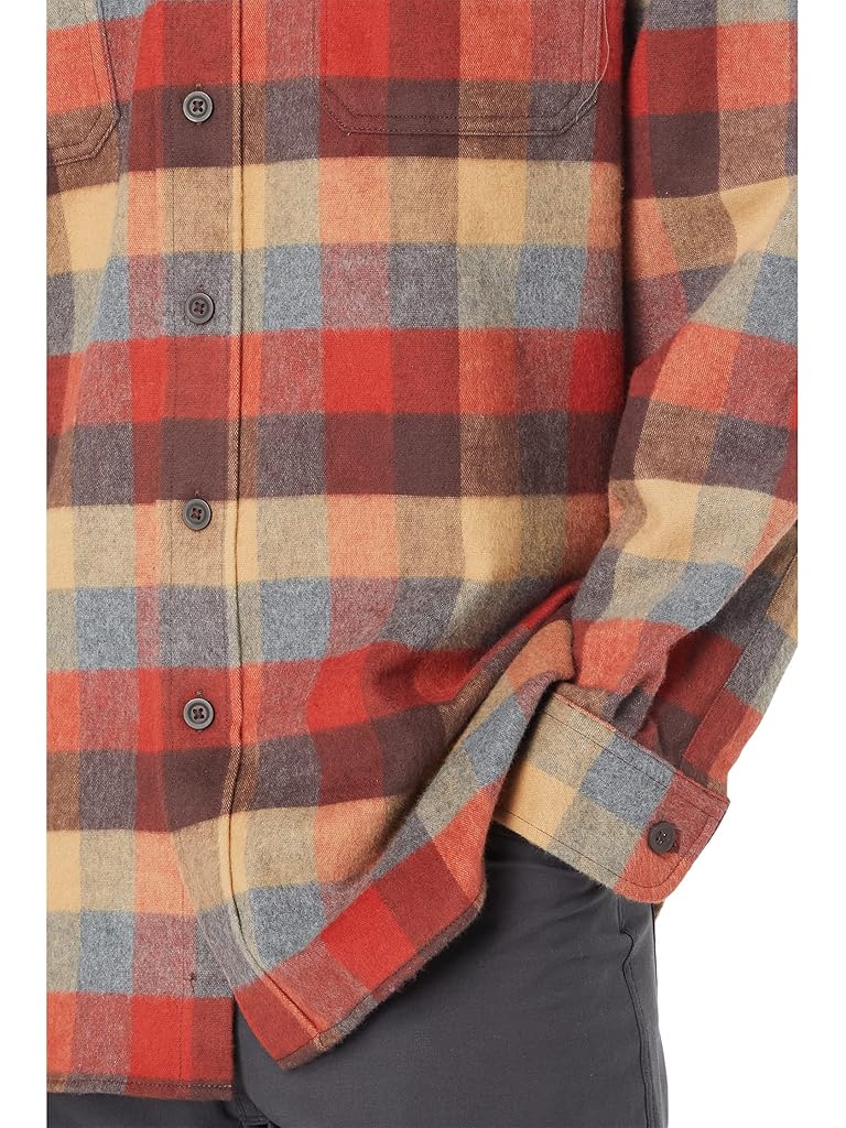 Brown L.L.Bean Chamois Shirt Plaid Regular