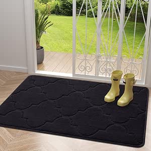 Heavy Duty Natural Rubber Doormat – Non-Slip, Low Profile, 47"x32" Indoor/Outdoor Entry Mat