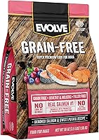Vista 14 de Evolve Comida para perros con receta de salmón deshuesado y batata sin granos, 12 libras