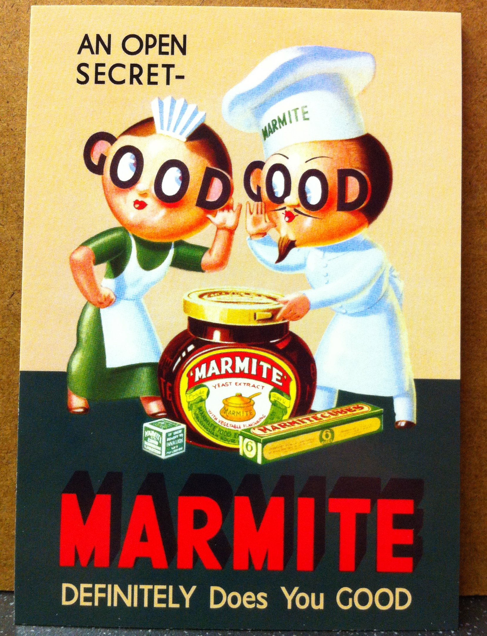 Half Moon Bay Robert Opie Nostalgic Postcards: An Open Secret Marmite Definitely Does You Good