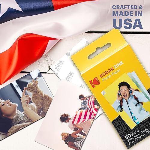 Miniatura 3 de Kodak Paquete de 100 álbumes de recortes de papel Zink de 2 x 3 pulgadas