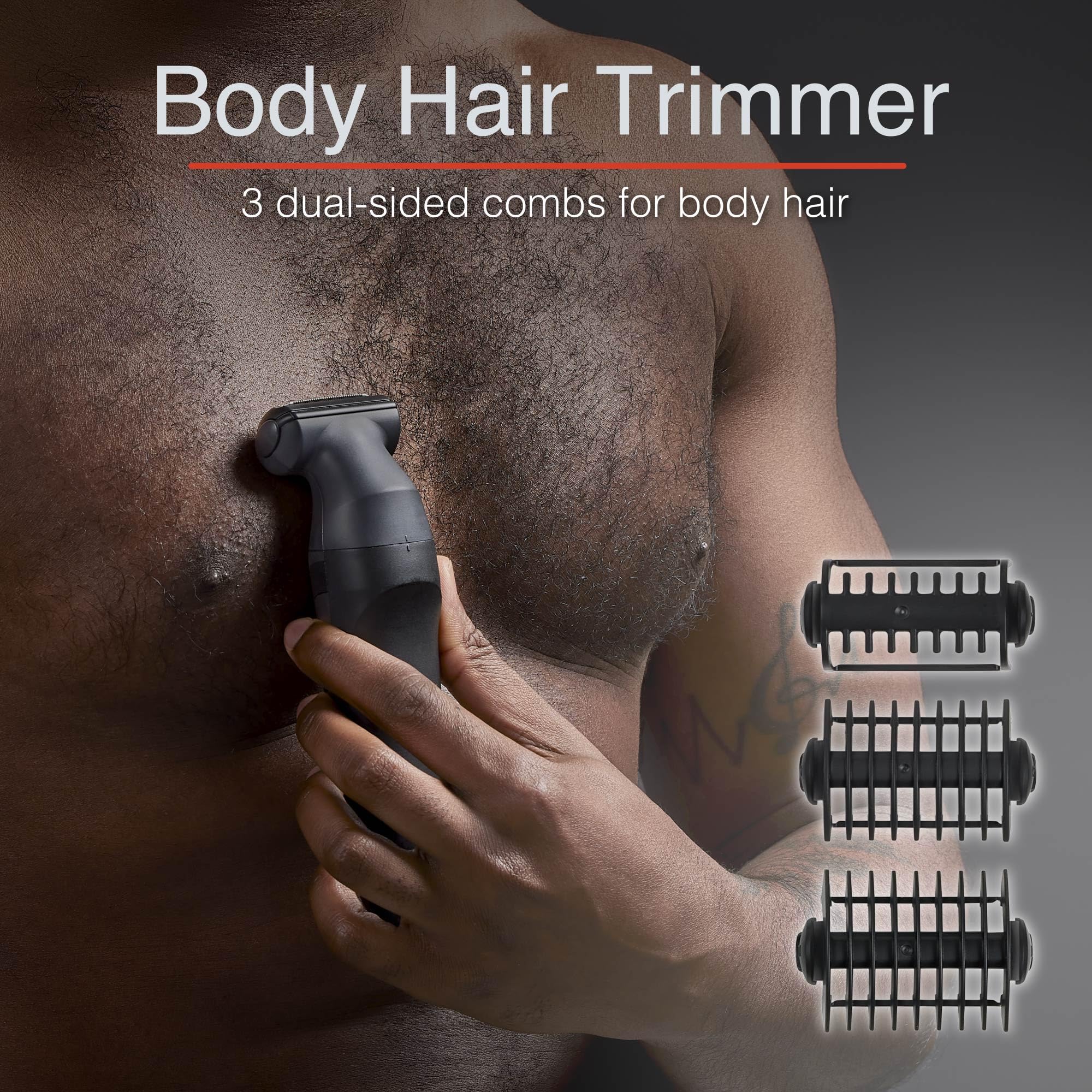 Remington ONE Shave & Groom Multi-Tool Electric Razor for Men, Foil Shaver with 4 Full-Size Attachments & 5 Adjustable Combs for Beard, Face & Body Grooming